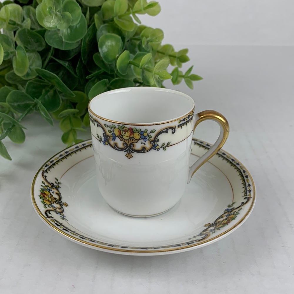 Noritake Lasalle expresso tea cup & saucer